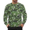 China Reverse DPM Late camouflage crewneck sweatshirt worn by a model