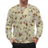 Australian Desert AUSCAM MKIII camouflage crewneck sweatshirt worn by a model
