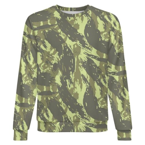 Sao Paulo State Police Shock Battalion COE Lizard camouflage crewneck sweatshirt, front view
