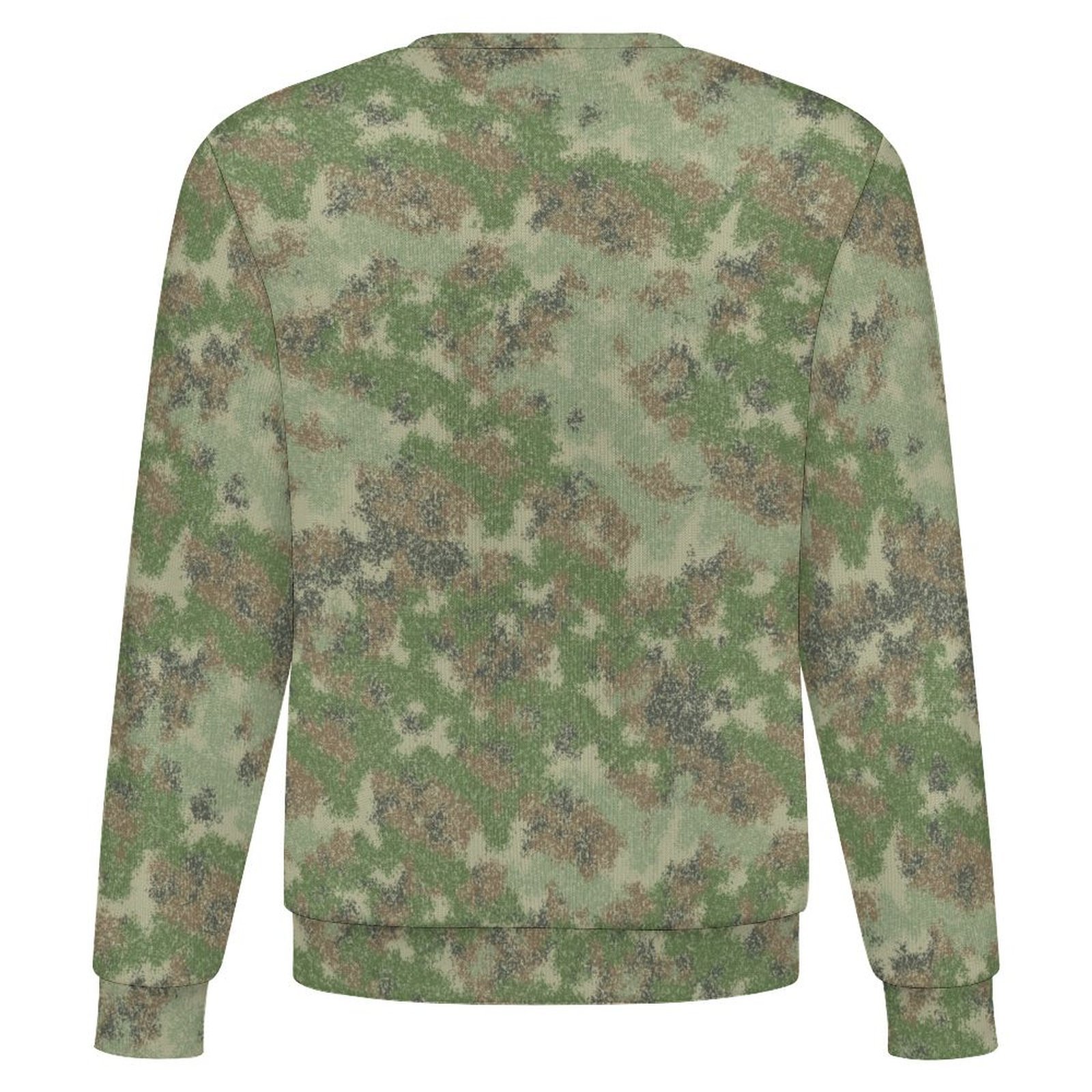 China Xingkong Jungle camouflage crewneck sweatshirt, back view