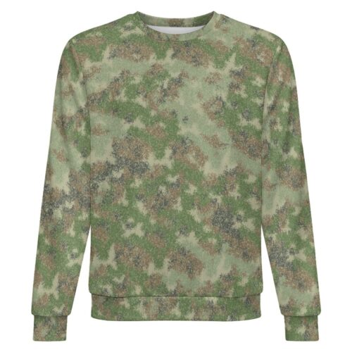 China Xingkong Jungle camouflage crewneck sweatshirt, front view