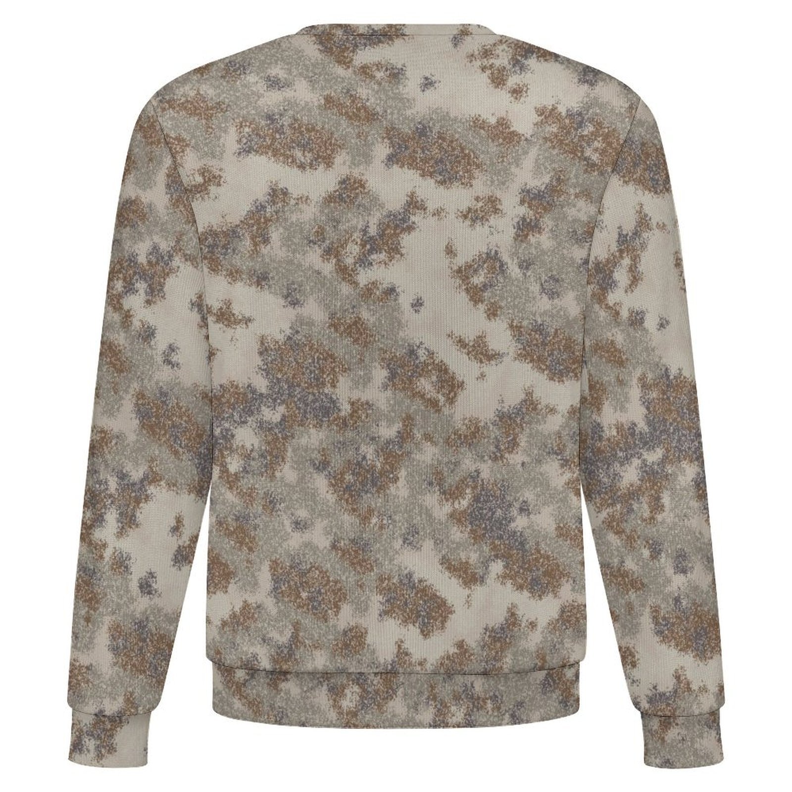 China Xingkong Arid camouflage crewneck sweatshirt, back view