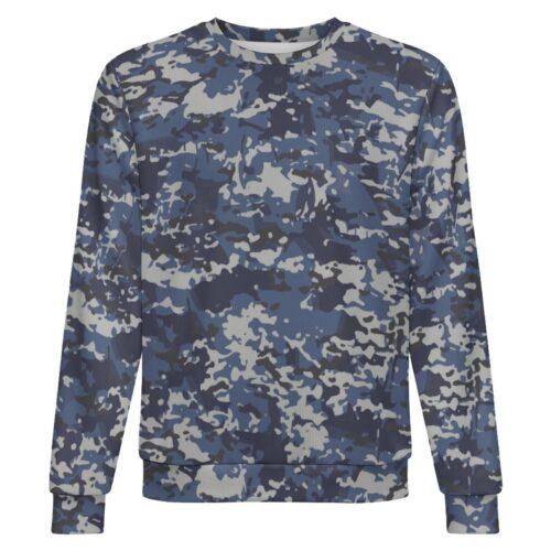 Australia RAAF GPU camouflage crewneck sweatshirt, front view