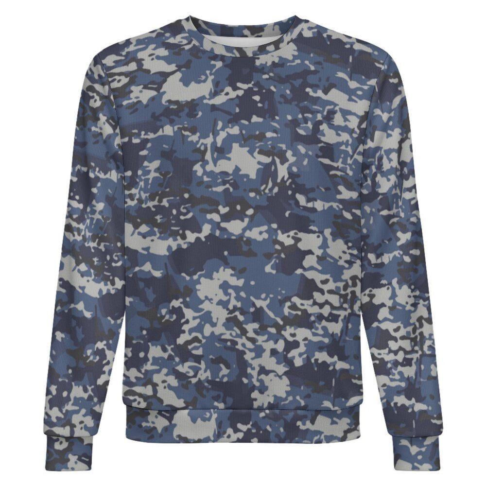 Australia RAAF GPU camouflage crewneck sweatshirt, front view