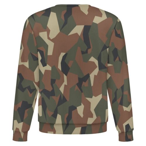 Algerian Border Guards camouflage crewneck sweatshirt, back view
