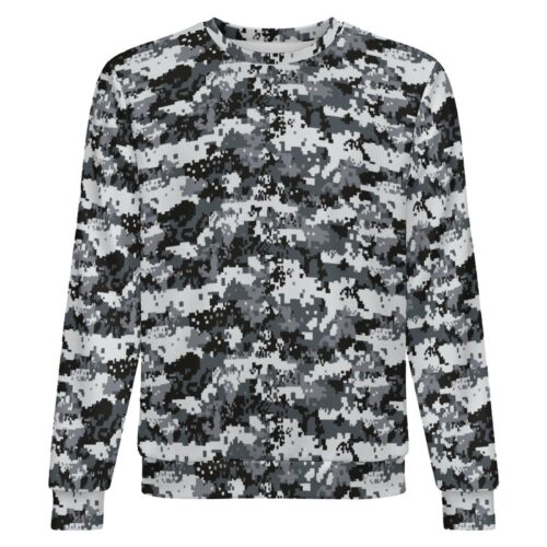 Myanmar Police 2016 Digital camouflage crewneck sweatshirt, front view