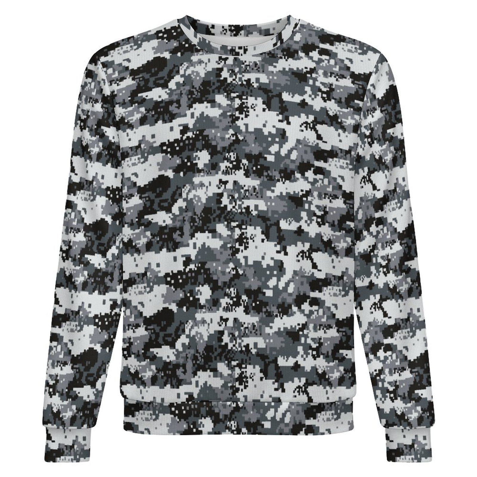 Myanmar Police 2016 Digital camouflage crewneck sweatshirt, front view
