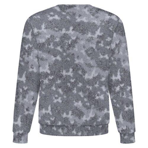 China Xingkong Urban camouflage crewneck sweatshirt, back view