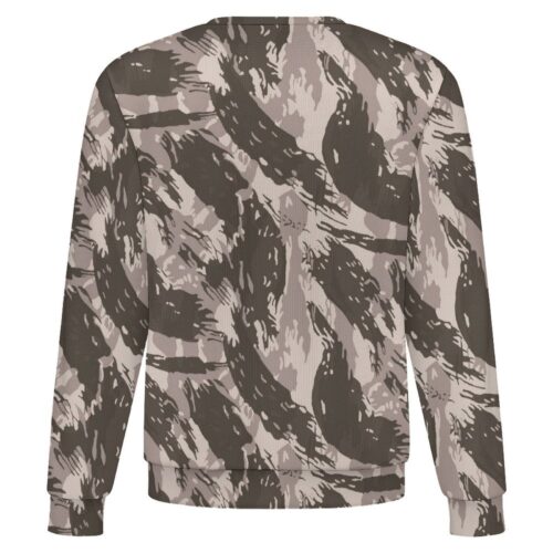 Bahia and Sao Paulo State Police Shock Battalions Urban Lizard camouflage crewneck sweatshirt, back view