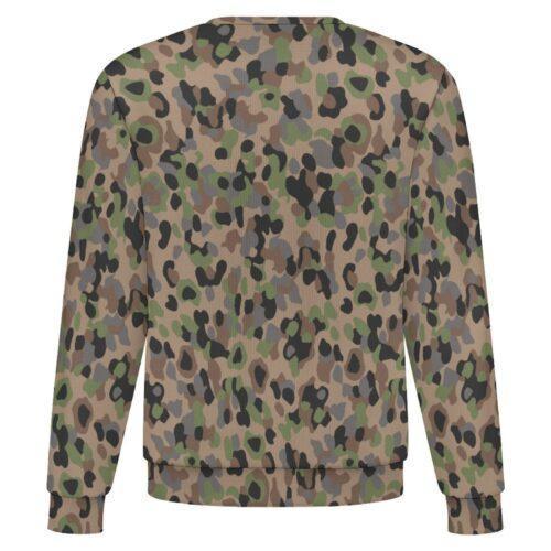 Austrian K4 Kampfanzug 59 camouflage crewneck sweatshirt, back view