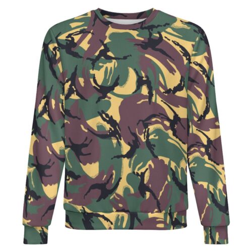 Afghan DPM camouflage crewneck sweatshirt, front view