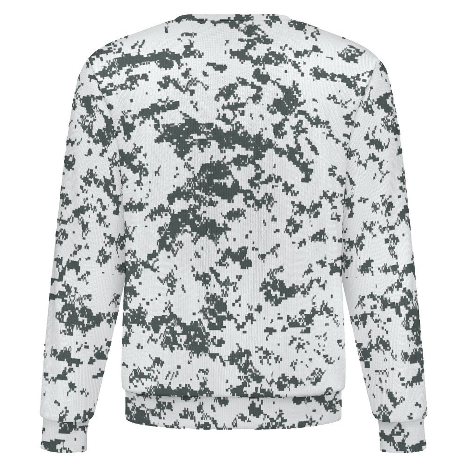 Canadian CADPAT Arctic camouflage crewneck sweatshirt, back view