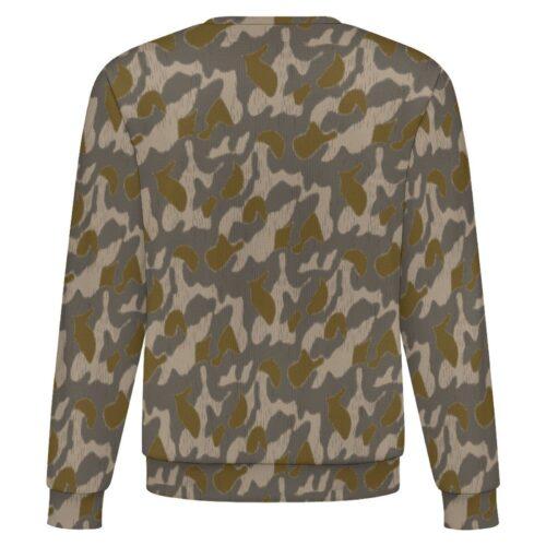 Austrian Steintarn Early camouflage crewneck sweatshirt, back view