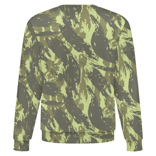 Sao Paulo State Police Shock Battalion COE Lizard camouflage crewneck sweatshirt, back view