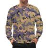 Chilean ERDL camouflage crewneck sweatshirt worn by a model
