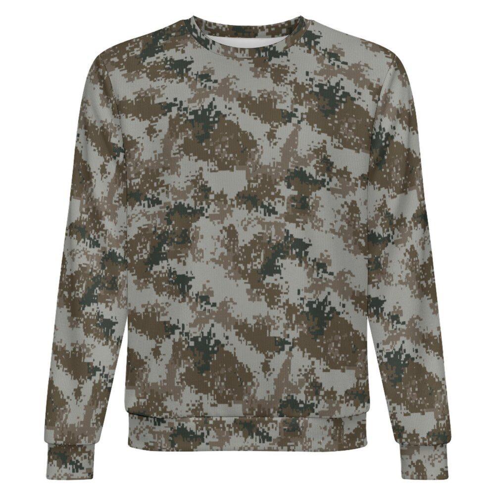 China M07 Urban camouflage crewneck sweatshirt, front view