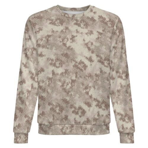 China Xingkong Desert camouflage crewneck sweatshirt, front view