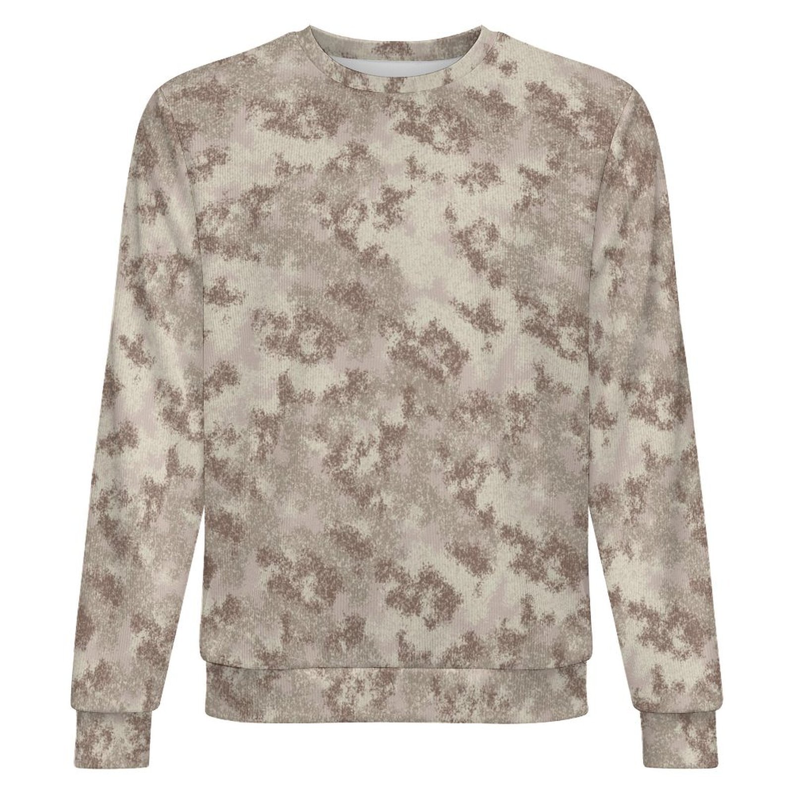 China Xingkong Desert camouflage crewneck sweatshirt, front view