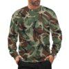 Bulgarian Stone DPM camouflage crewneck sweatshirt worn by a model