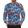 Ivory Coast Gendarmerie ERDL camouflage crewneck sweatshirt worn by a model