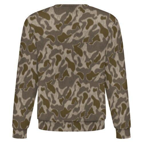 Austrian Sumpfmuster Late camouflage crewneck sweatshirt, back view