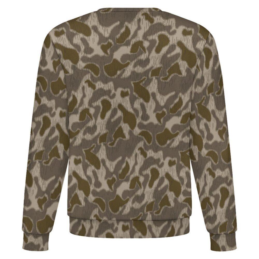 Austrian Sumpfmuster Late camouflage crewneck sweatshirt, back view