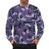 Chilean Air Force ERDL camouflage crewneck sweatshirt worn by a model