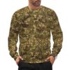 Austrian Jagdkommando Pixeltarnung Temperate camouflage crewneck sweatshirt worn by a model