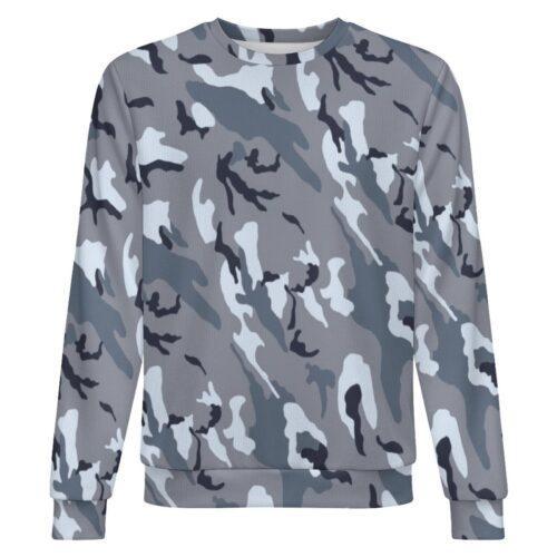 China Airborne Urban camouflage crewneck sweatshirt, front view