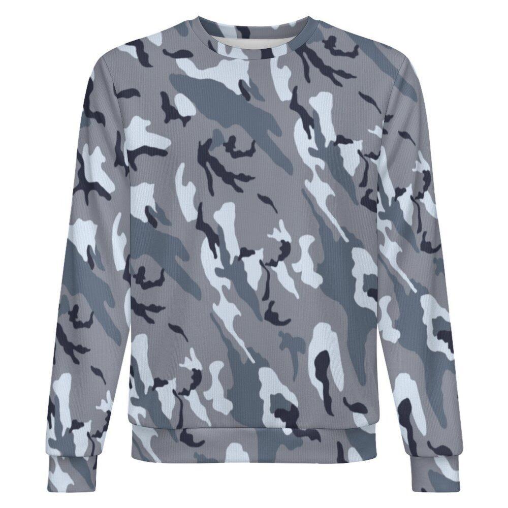 China Airborne Urban camouflage crewneck sweatshirt, front view
