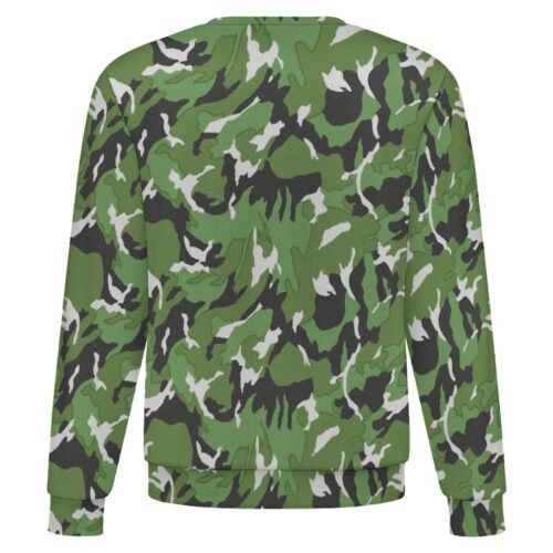 China Reverse DPM Late camouflage crewneck sweatshirt, back view