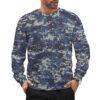Australia RAAF GPU camouflage crewneck sweatshirt worn by a model