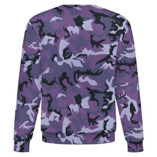 Chilean Air Force ERDL camouflage crewneck sweatshirt, back view